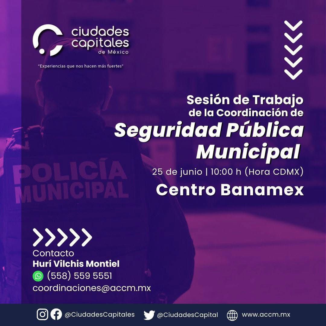 Seguridad Pública Los titulares de las instituciones de seguridad pública se reunieron en las instalaciones de Citibanamex con el propósito de dar continuidad a la agenda de trabajo establecida. En esta sesión, se destacó especialmente la iniciativa de crear un diplomado dirigido a la profesionalización y fortalecimiento de las capacidades de sus elementos policiales.