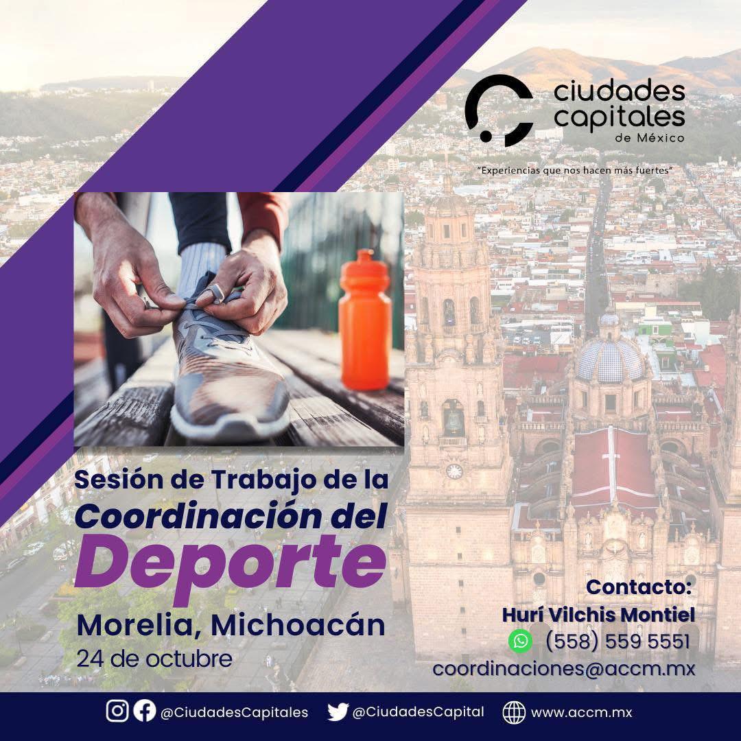 Deporte La Coordinación Técnica de Deporte se reunió en Morelia para definir la agenda de trabajo rumbo al próximo Mundial. Durante el encuentro, los representantes de los gobiernos locales acordaron acciones clave y resaltaron la importancia del deporte como motor de cohesión social, desarrollo comunitario y proyección internacional.